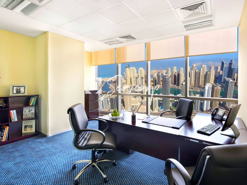 5- star private offices in Jumeirah Lake Towers - DMCC License