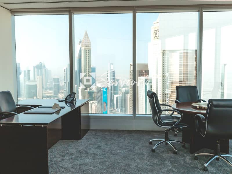 Fully fitted private office in Emirates Towers