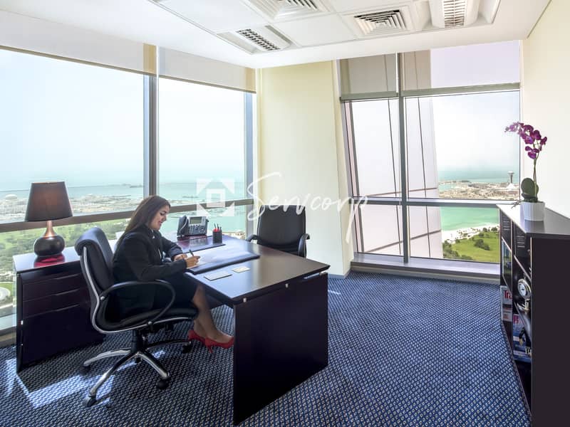 Fully fitted premium Serviced Offices in Etihad Towers