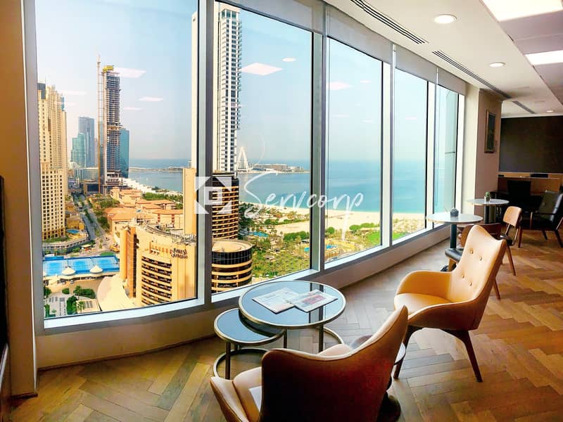Fully fitted office in Al Habtoor Business Tower - Dubai Marina