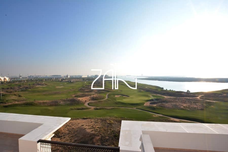 Full Golf Sea View 3+M Apt with Large Terrace For Rent