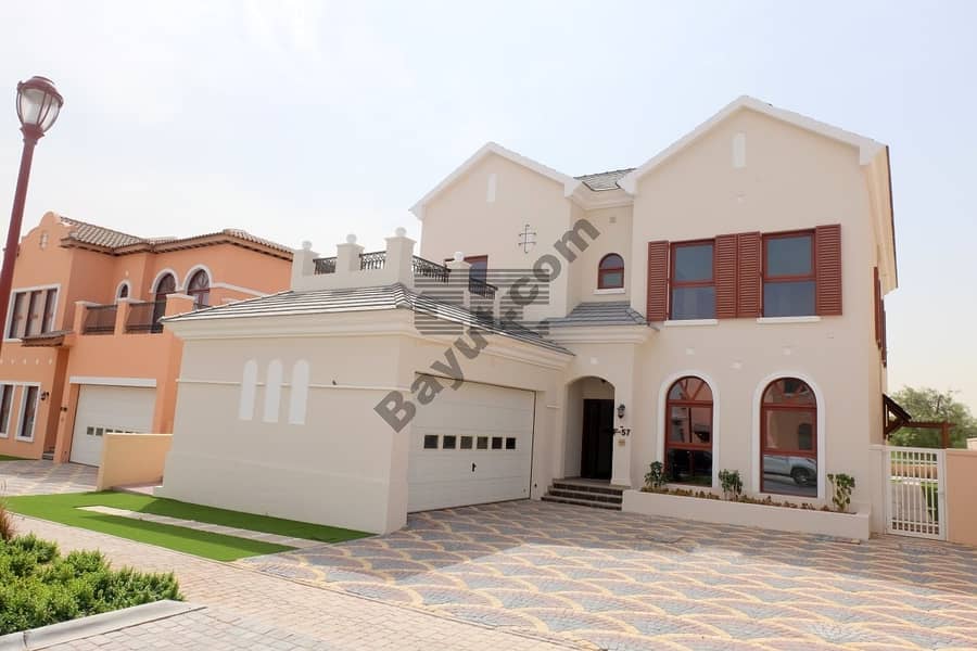 Golf Course View 4 Bedroom Furnished  Villa For Rent & Sale