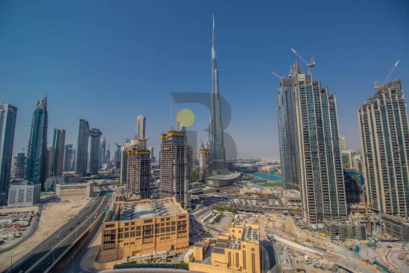 Vacant 2 Bedroom| Full Burj Khalifa & SZR View