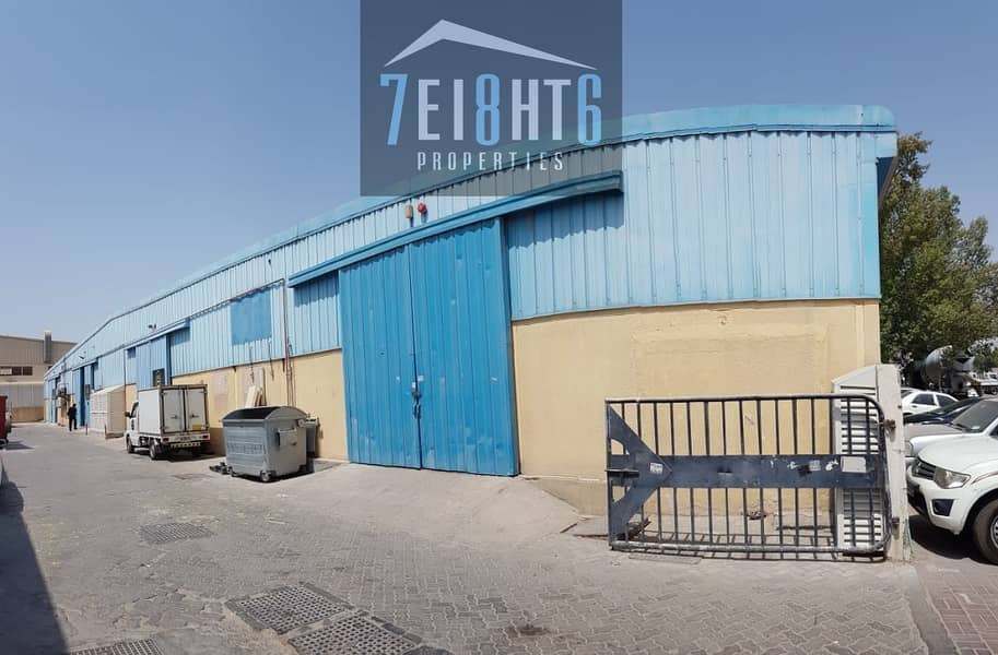 10 700 sq ft well maintained commerical warehouse + high ceiling + 30 Kv power + fire fighting