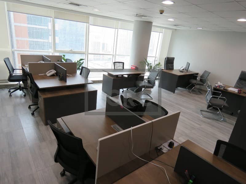 Office space in Lake Central with Burj Khalifa view excellent value