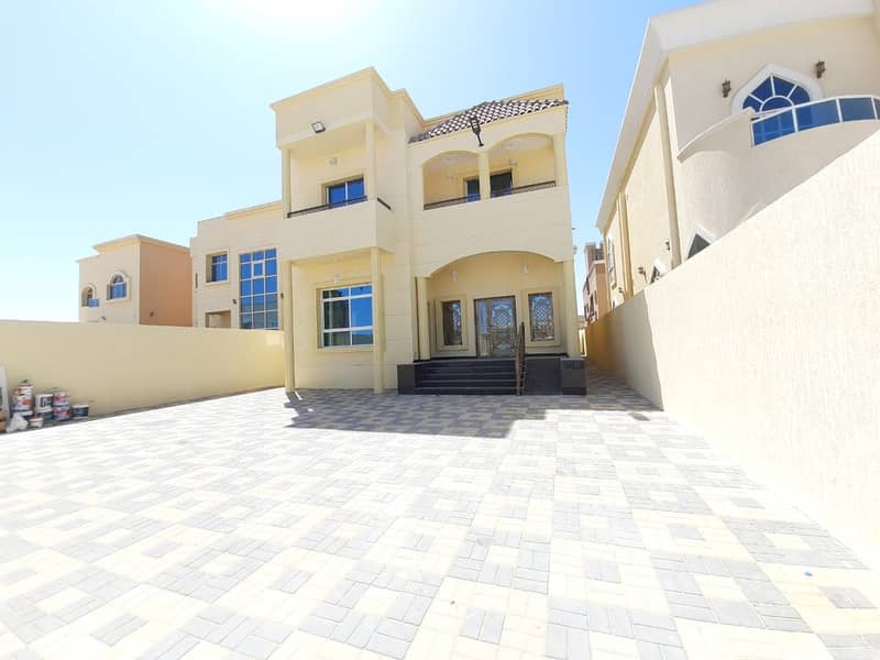 Modern villa personal finishing in front of Ajman Academy without down payment