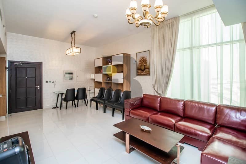 Furnished 2 Bedroom for Rent in | Starz Tower - Al Furjan