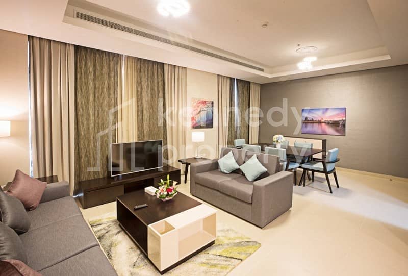Easy to move-in fully furnished 2-bed on Corniche