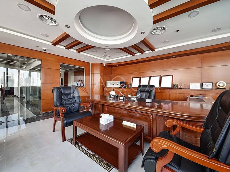 Furnished Office | Canal and Burj Khalifa