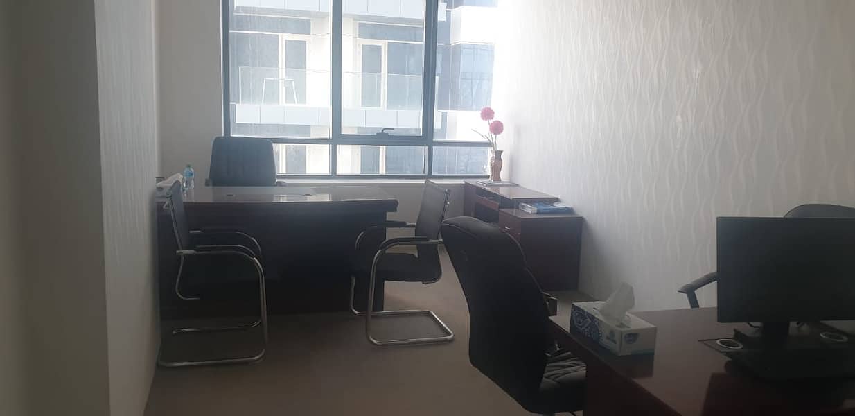 FULLY FURNISHED OFFICE SPACE FOR RENT @7000/yr