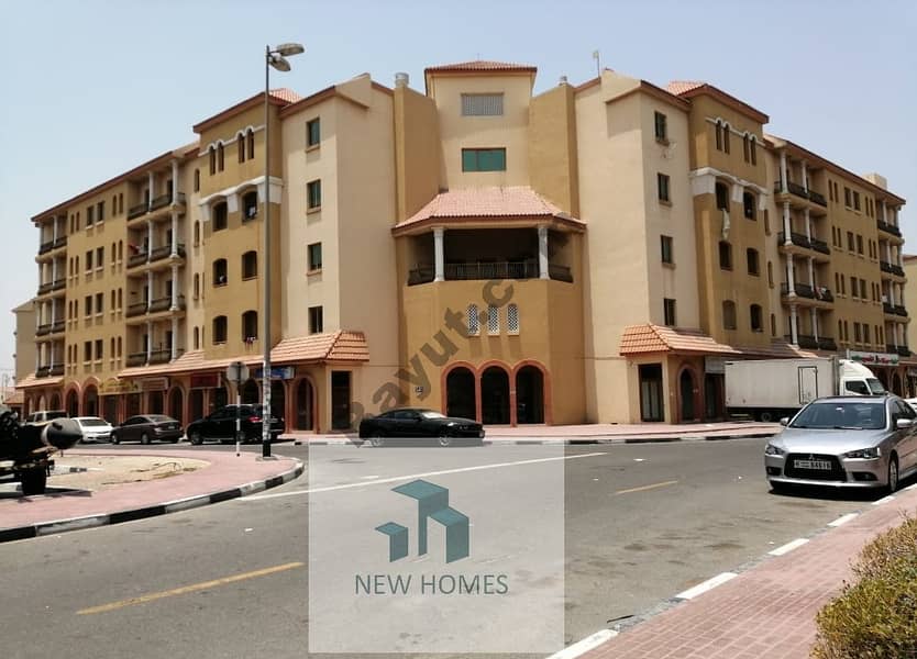 1 BED ROOM WITH BALCONY / FAMILY BUILDING / SPAIN CLUSTER / AED 27K IN 4 CHEQUES