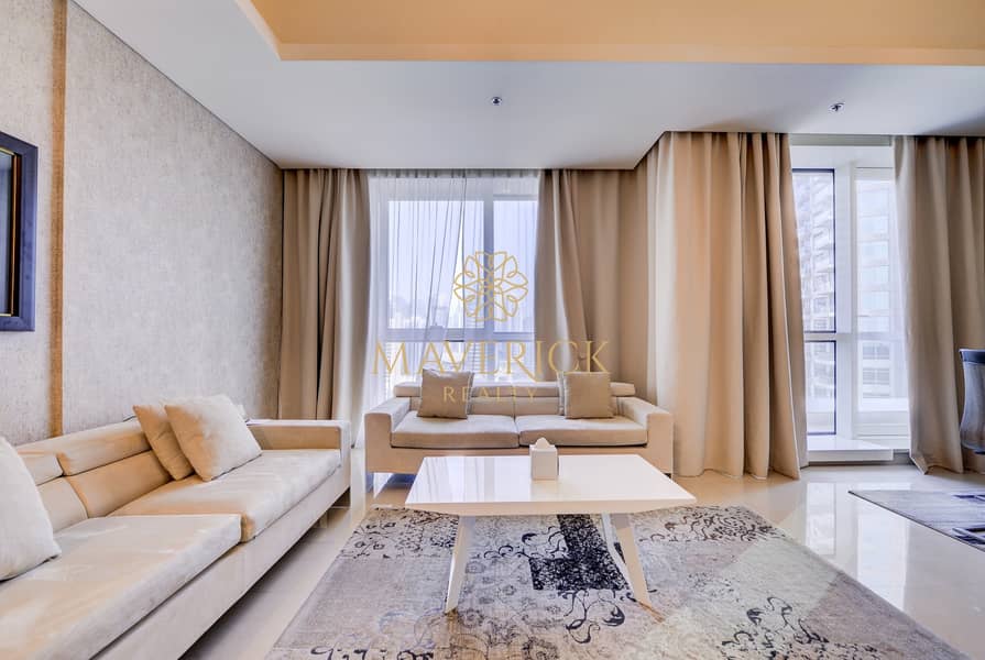Luxury Furnished | Huge 2BR | Marina View