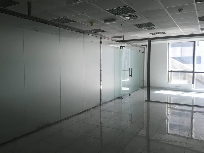 Quick Start Fitted Office with partition in Business Bay