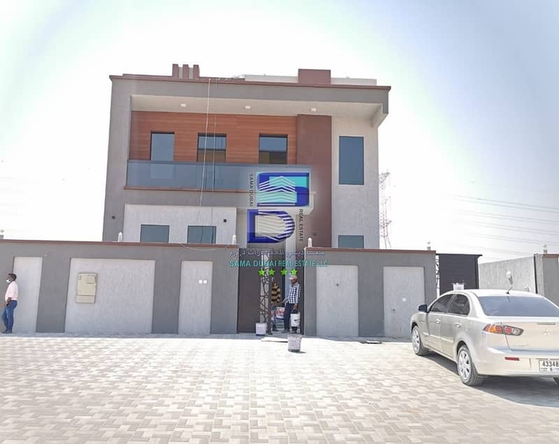 Villa for sale in Ajman, Jasmine, with a central air-conditioning stone, close to services, with the possibility of bank financing