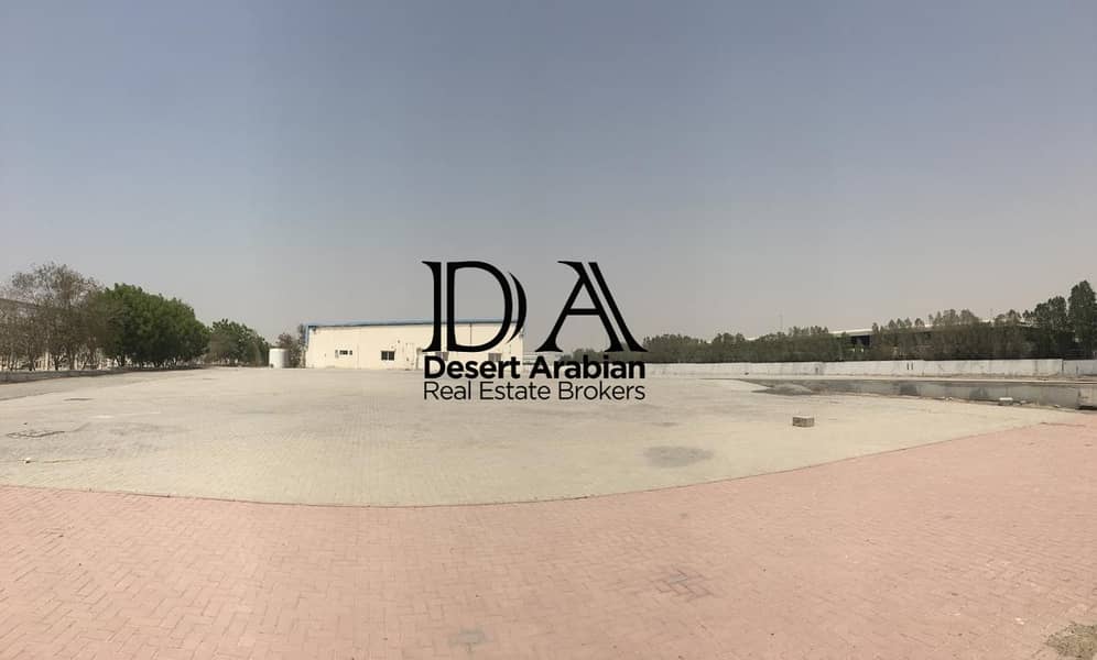 5 Big Yard with Store |  Rate 12 AED  Sq. ft