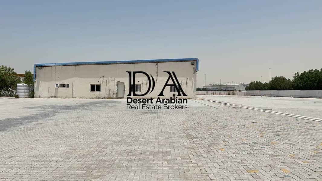 20 Big Yard with Store |  Rate 12 AED  Sq. ft