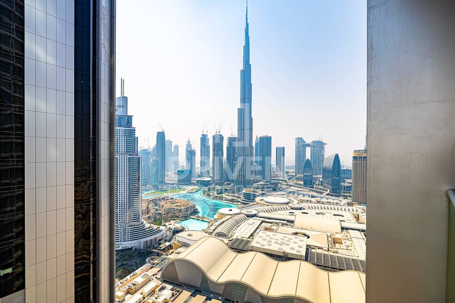 2 Bed with Burj Khalifa and Fountain Views