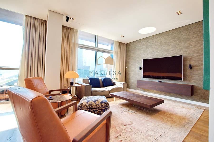 Fully Furnished | Premium Building | 2 Bed + M
