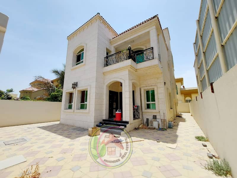 Excellent price villa, personal finishing _ large building area _ a very excellent location in front of Ajman Academy _ contact us and do not hesitate