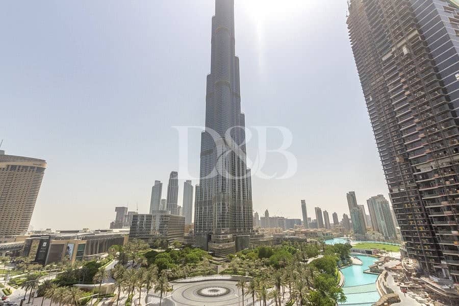 Full Burj View | Chiller Free | Brand New