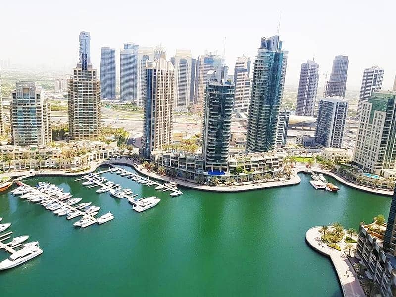 Furnished|Full Marina View|Spacious Unit|Dubai Marina