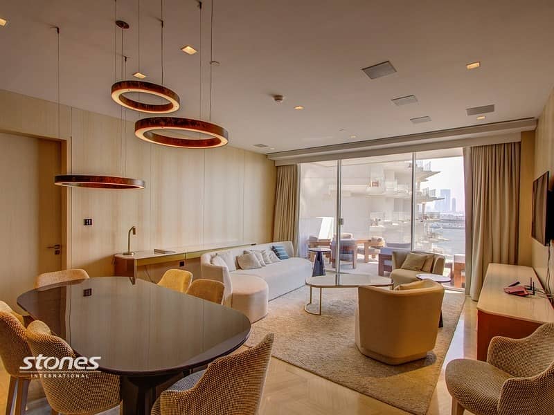 Alluring Hotel Apartment With Sea & Ain Dubai View