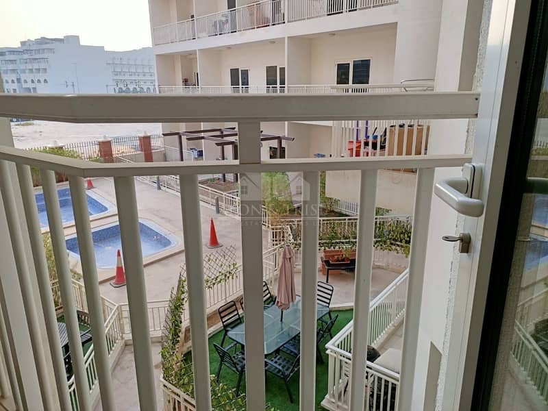 Beautiful ool view/ chiller free studio in Noora residence Beautiful ool view/ chiller free studio in Noora residence
