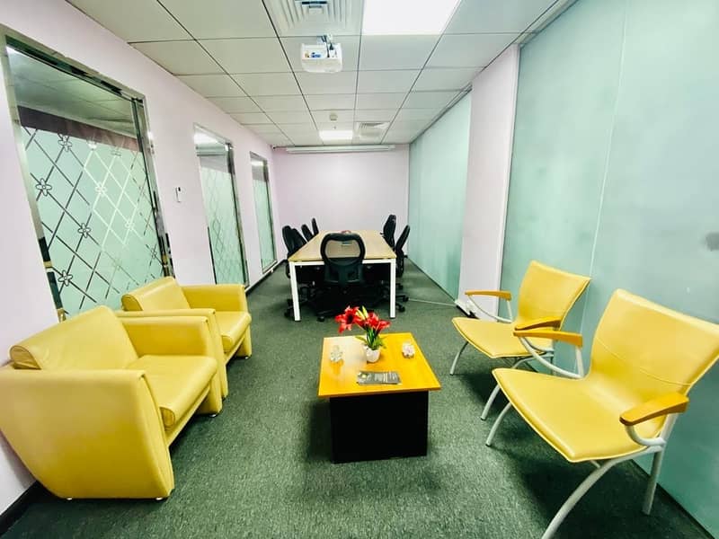 Luxurious Serviced Offices at Premium Location in Muroor Road