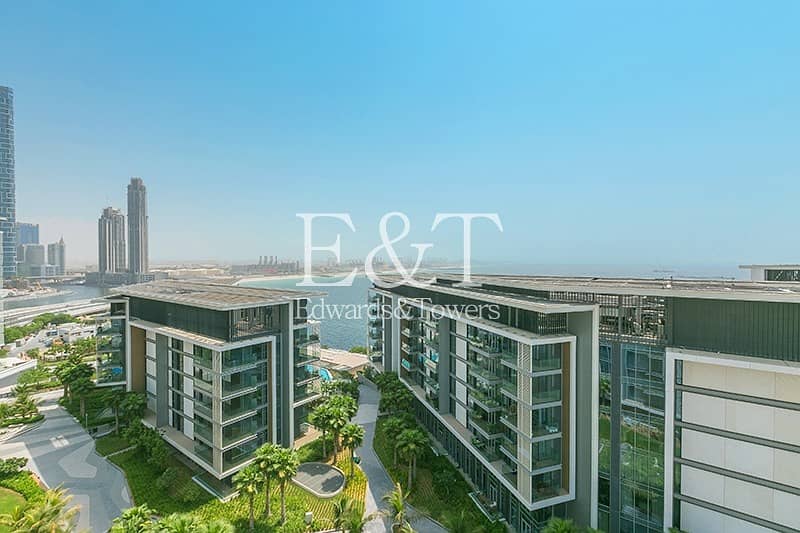 Exclusive 2 BR+Maids | Full Sea View | Unfurnished