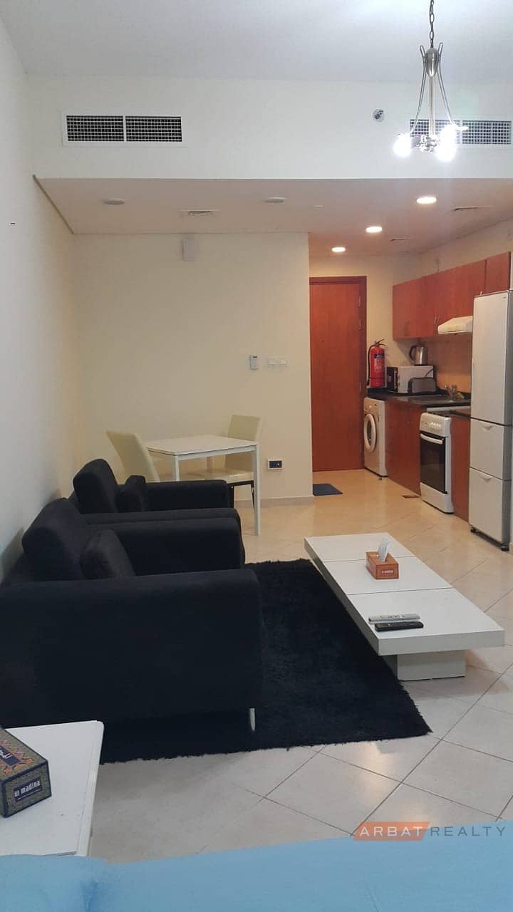 20 Fully furnished studio for rent with parking in crescent tower impz