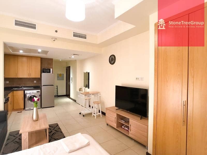 5 Furnished 1 BR in JLT | Goldcrest Views 2 | All Inclusive!