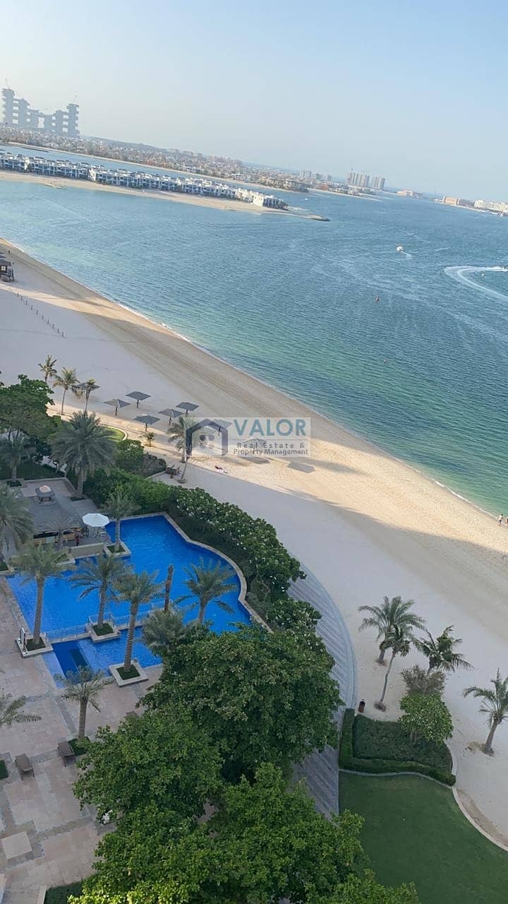3 Amazing  Sea View|High Floor| Furnished 2 BR+ Maid