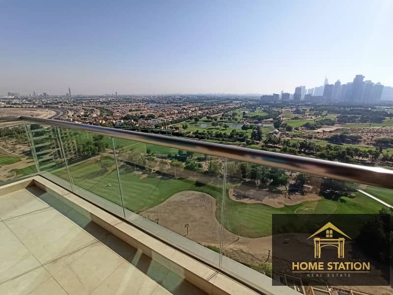 FULL GOLF COURSE VIEW | CHILLER FREE |EMAAR | Huge Balcony | Spacious 2BR