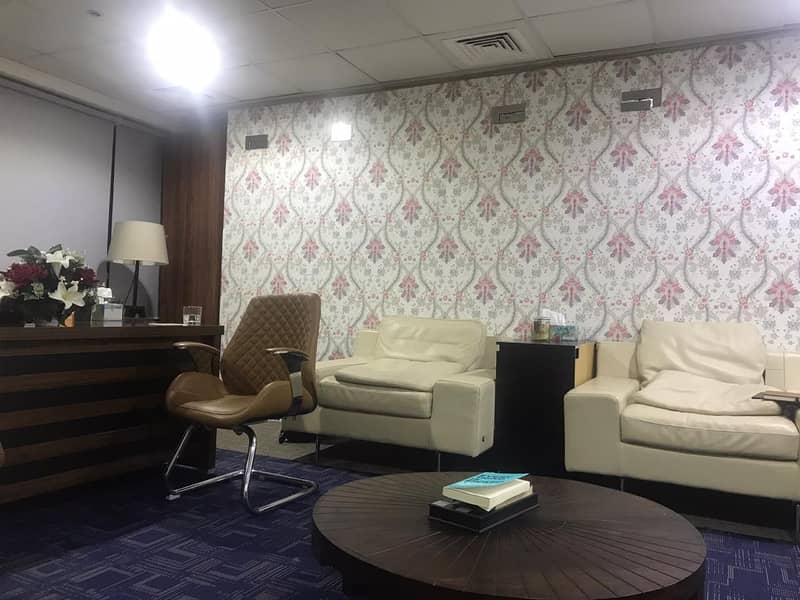DEDICATED FULLY FURNISHED OFFICE AT PRIME LOCATION OF DUBAI