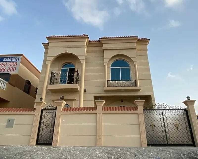 Near Sheikh Mohammed Bin Zayed Road for sale, an amazing villa in an artist location, very close to the main street, and the price is negotiable with the owner and without any commission for the real estate broker or down payment to the bank