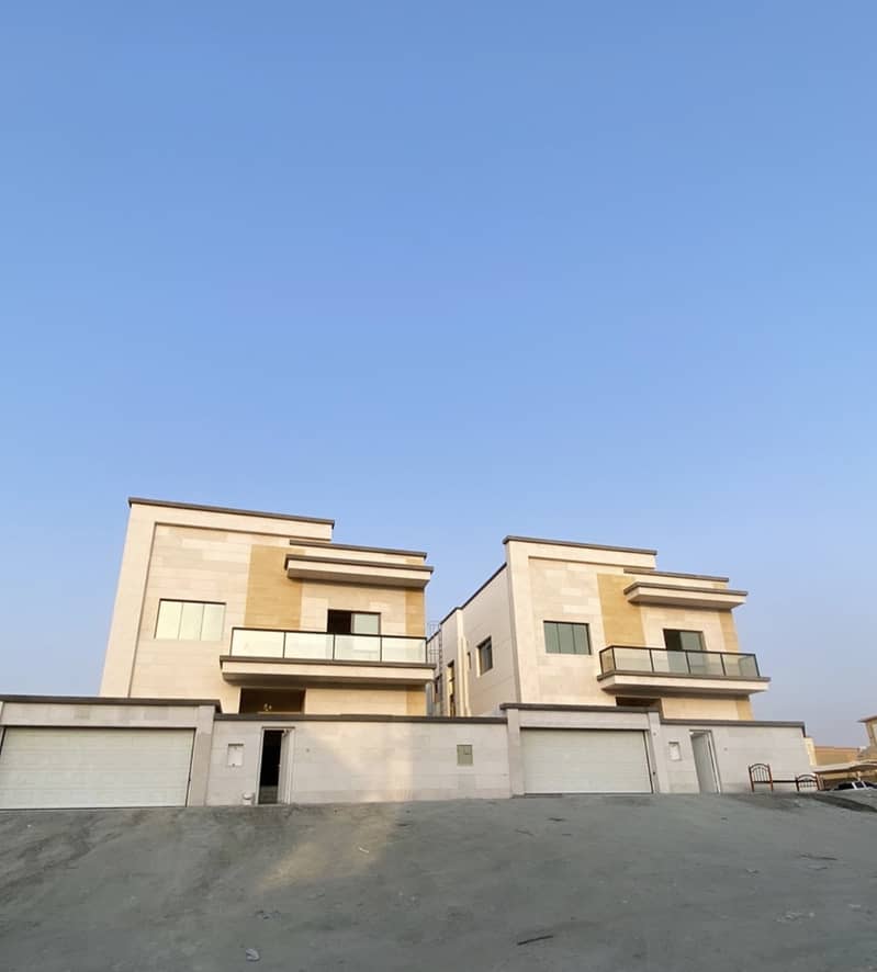 For sale a modern decorated villa and covered with Jalala stone in Almowaihat, super deluxe finishing and a very good location, nearby all services