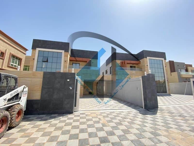 Brand new modern villa 5 bedrooms for sale with best price and finish in ajman freehold for all nationalities