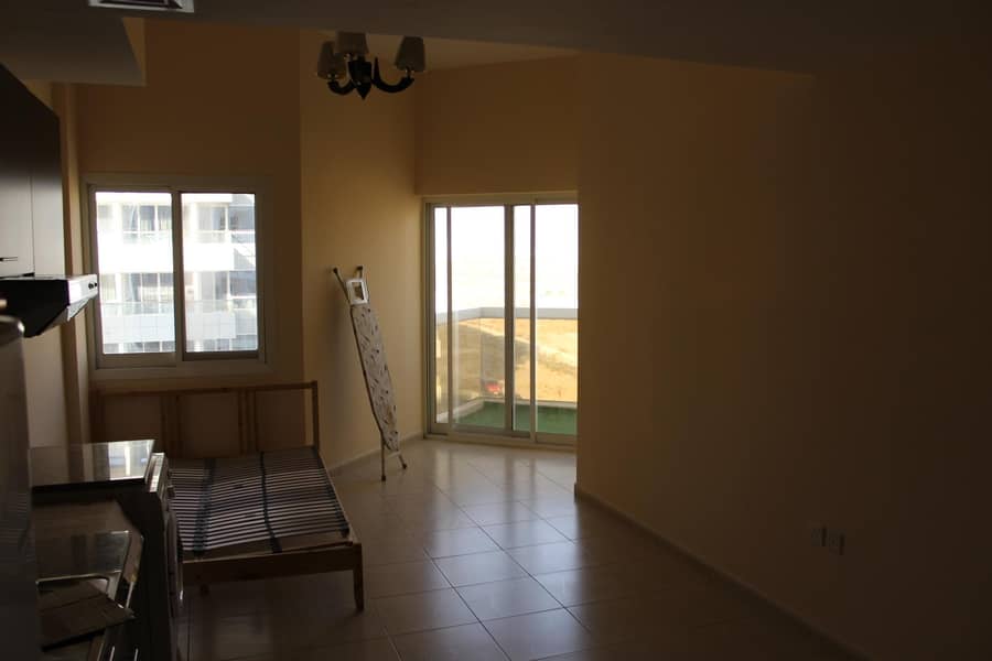 Studio with balcony | Semi-Furnished | Flexibility in cheques