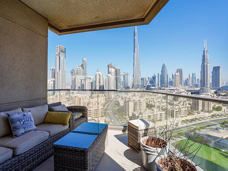 Immaculate | 2 Bedroom | Burj Khalifa Views