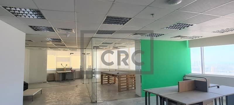 Fitted Office | Sh Zayed Road View | Semi Furnished|