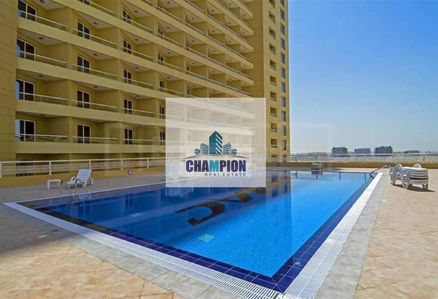 Lavish Studio With Balcony -Damac Lake Side Tower- Just in 17k