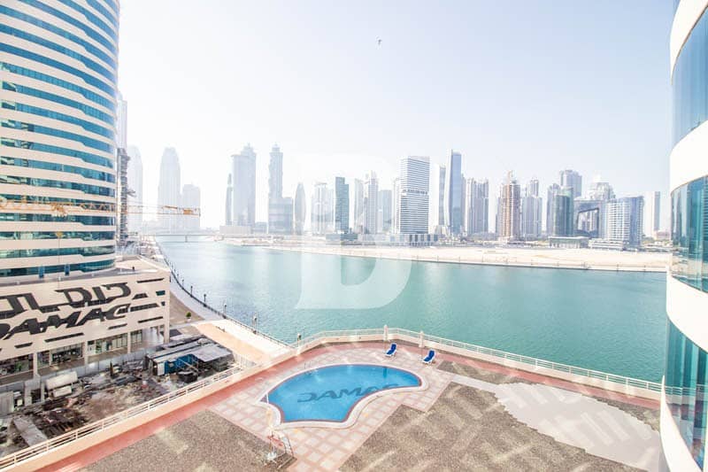 7 DAMAC Business Tower | Fully Fitted | Canal View | 2 Parking