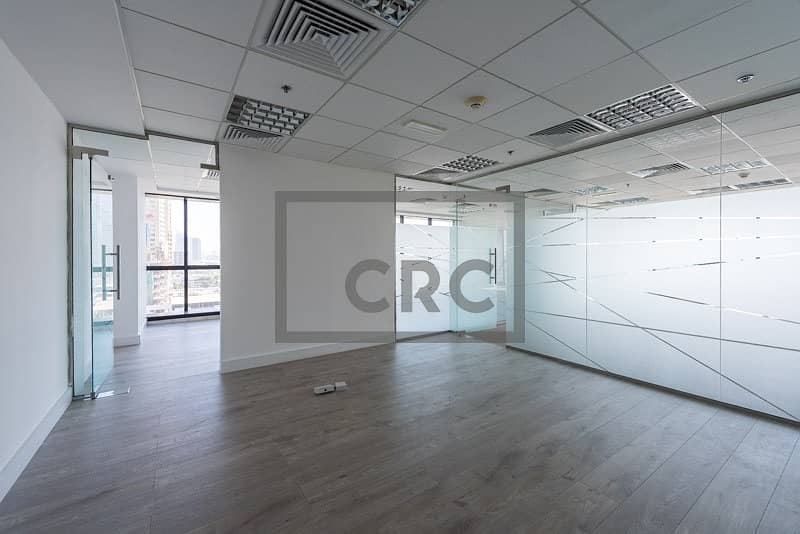 Vacant | Two Full Glass Partitions | Wooden Flooring