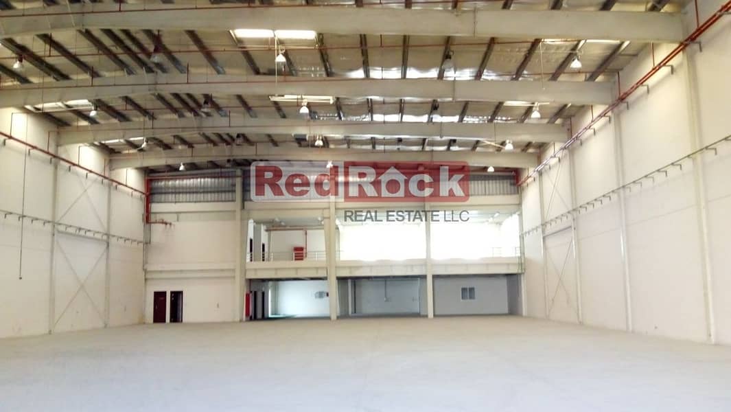 200 KW Power 21500 Sqft Warehouse with Office in DIP