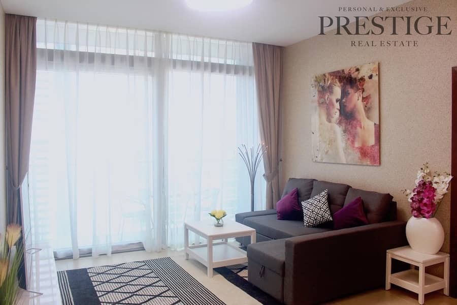 1 Bed I Furnished I Golf Course View | Marina Gate