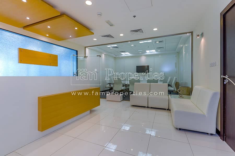 Fully Furnished Corner Office for Rent