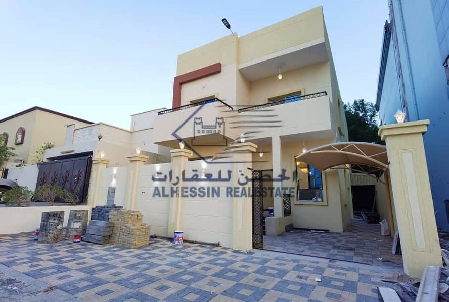 New villa, super deluxe finishing, very special location, second piece of Sheikh Ammar Street