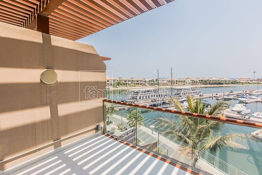 Partial Marina and Palm Frond Views | Brand New