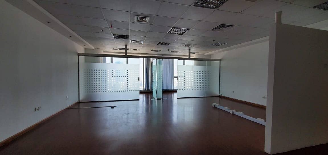 Fully Fitted Office| With Glass Partitions| Parquet Flooring| The Citadel Tower| Business Bay