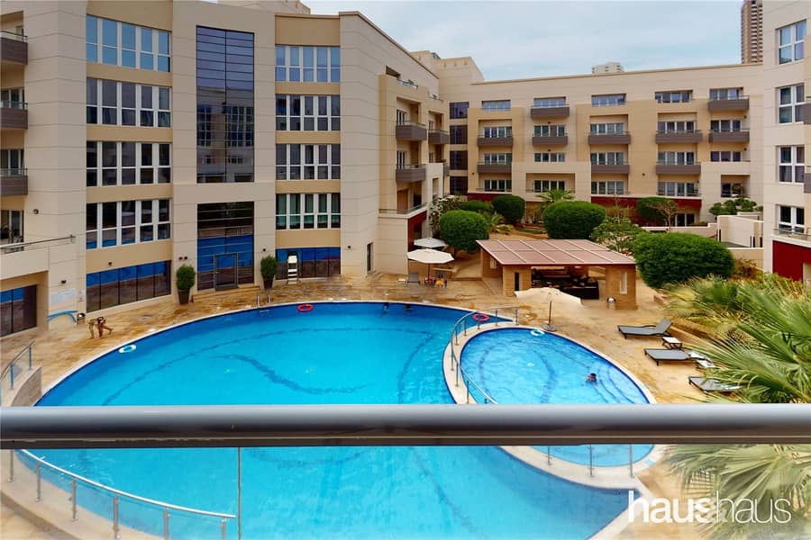 Furnished | 1 bed Plus Study | Pool view